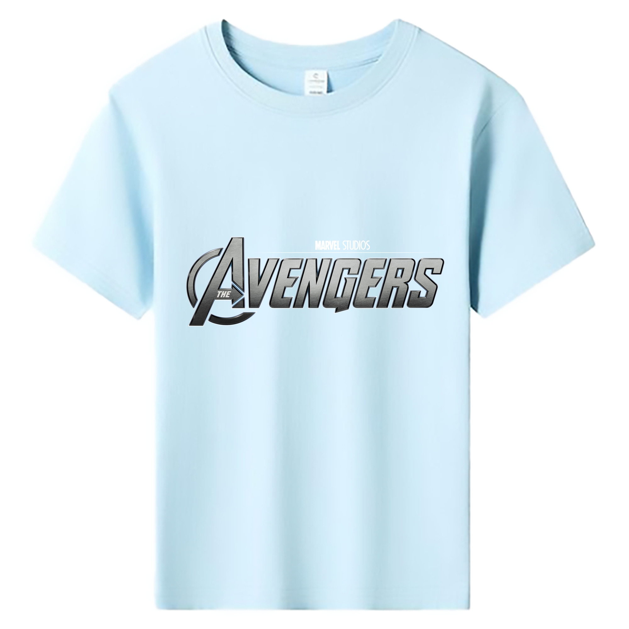 （画像用） アベンジャーズ The Avengers 綿100％キッズTシャツ（フロントプリント）